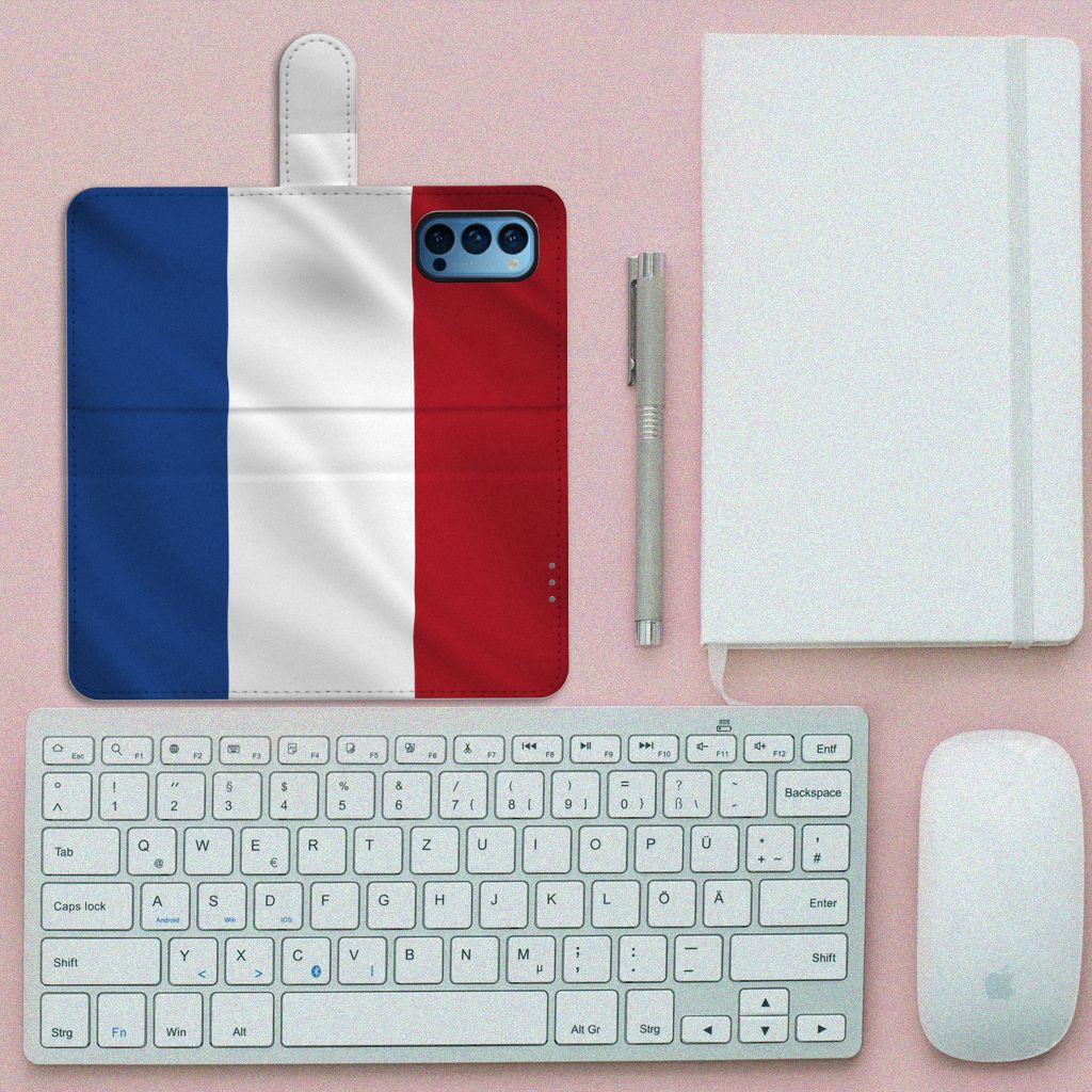 OPPO Reno 4 Pro 5G Bookstyle Case Nederlandse Vlag