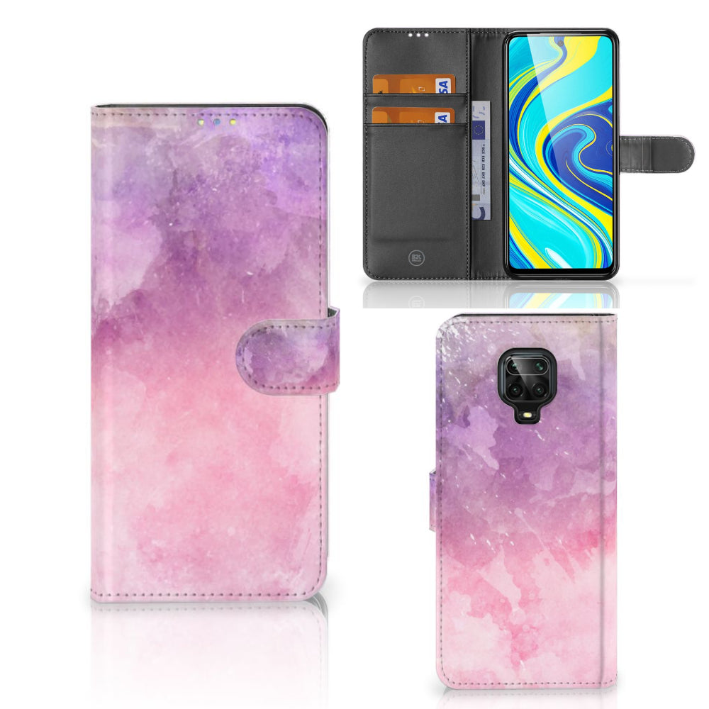 Hoesje Xiaomi Redmi Note 9 Pro | Note 9S Pink Purple Paint