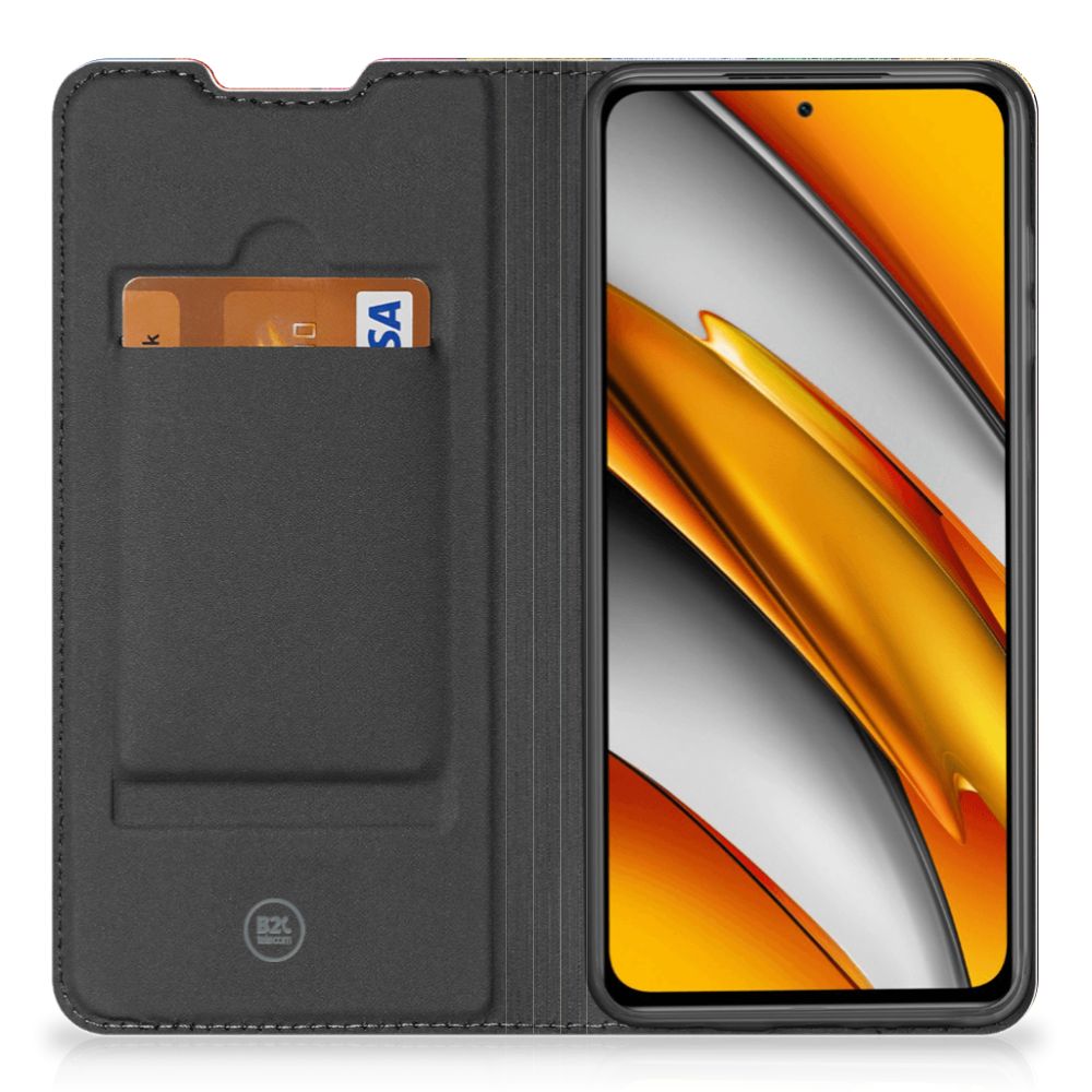 Xiaomi Mi 11i | Poco F3 Book Wallet Case Wood Heart - Cadeau voor je Vriend