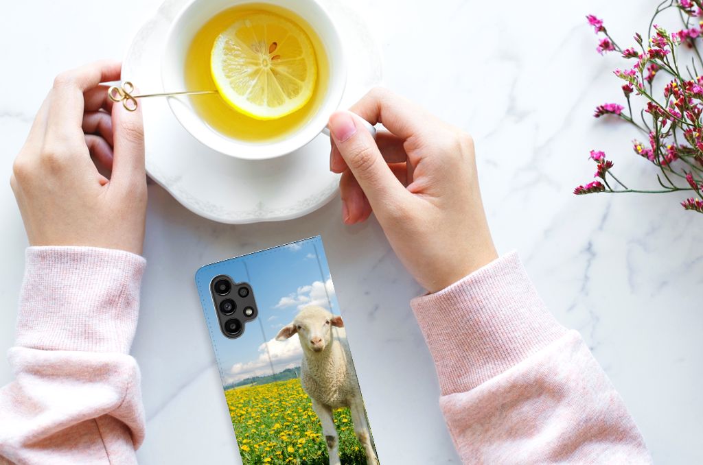 Samsung Galaxy A13 (4G) Hoesje maken Schaap en Lammetje - B2C Telecom