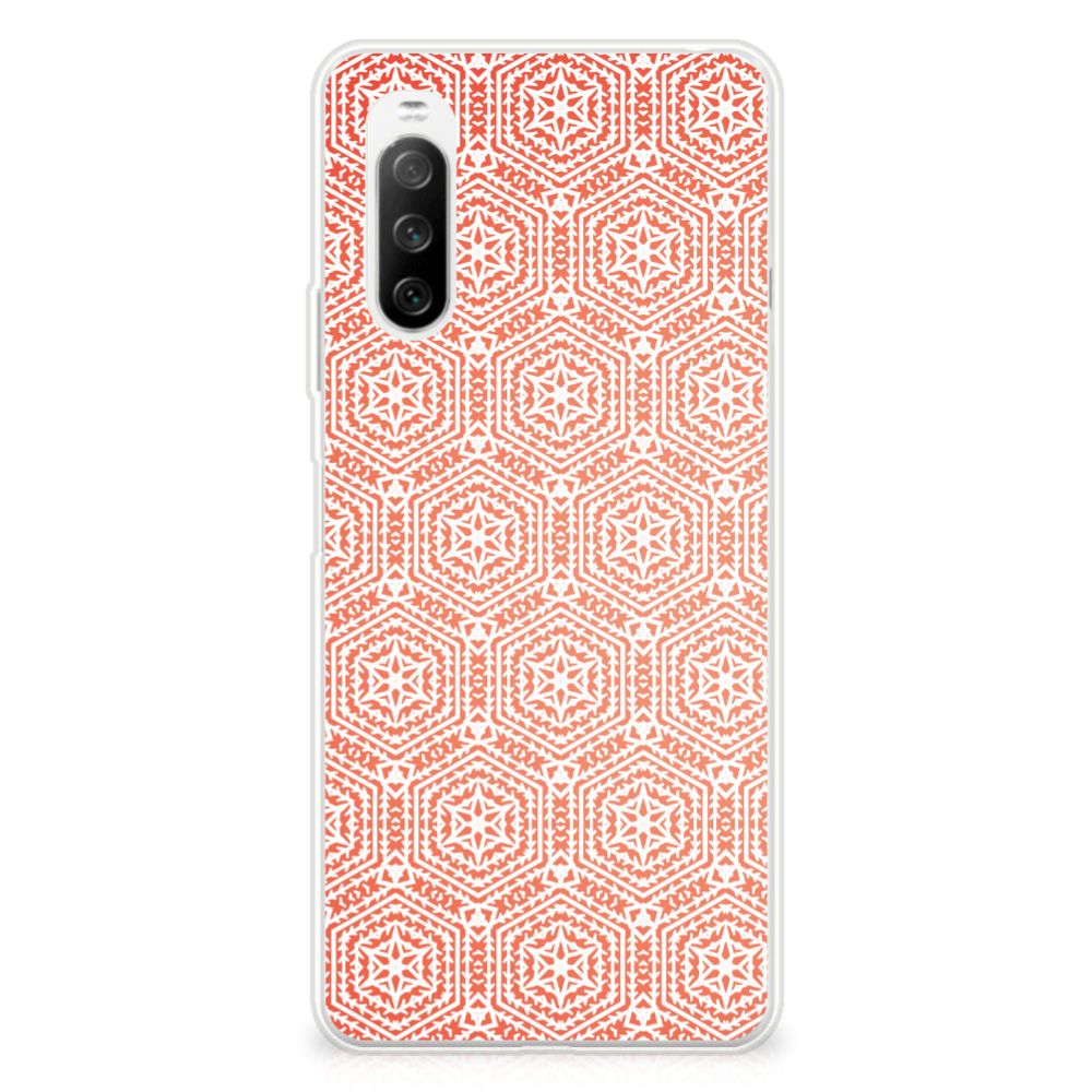 Sony Xperia 10 III TPU bumper Pattern Orange B2C Telecom