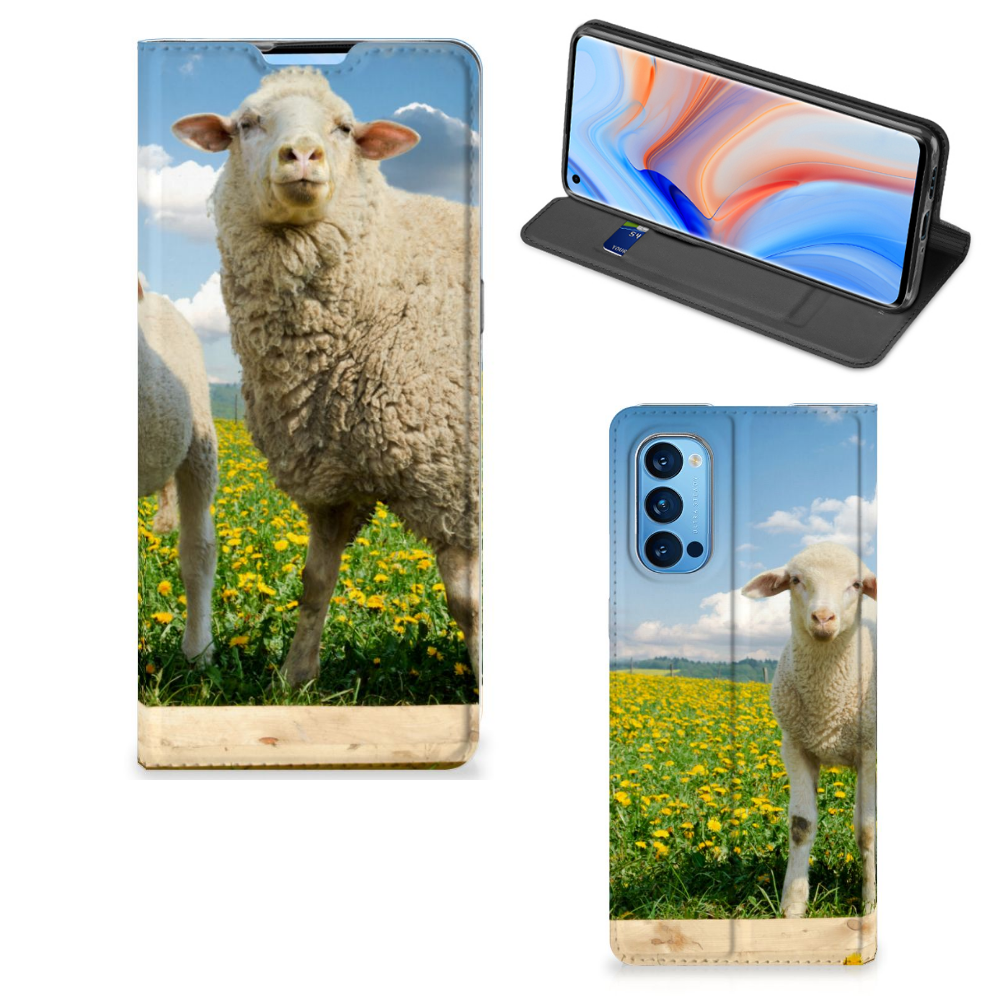 OPPO Reno4 Pro 5G Hoesje maken Schaap en Lammetje - B2C Telecom