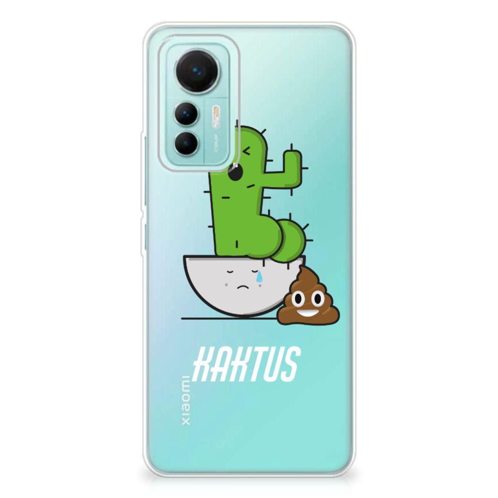 Xiaomi 12 Lite Telefoonhoesje met Naam Cactus Poo B2C Telecom