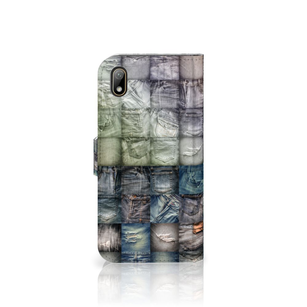 Wallet Case met Pasjes Huawei Y5 (2019) Spijkerbroeken