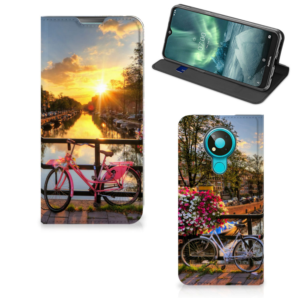 Nokia 3.4 Book Cover Amsterdamse Grachten - B2C Telecom