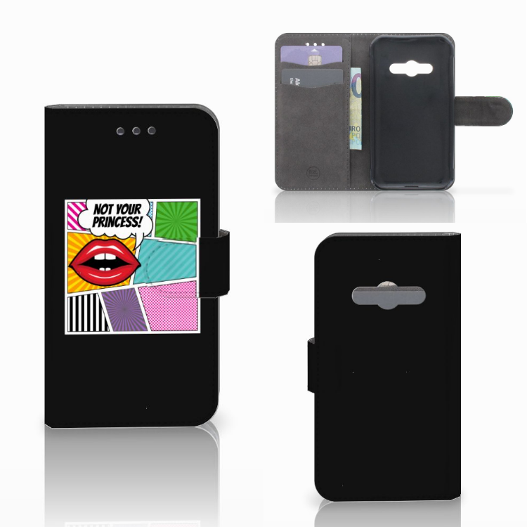 Samsung Galaxy Xcover 3 | Xcover 3 VE Wallet Case met Pasjes Popart Princess