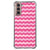 Samsung Galaxy S21 Plus Doorzichtige Silicone Hoesje Waves Pink