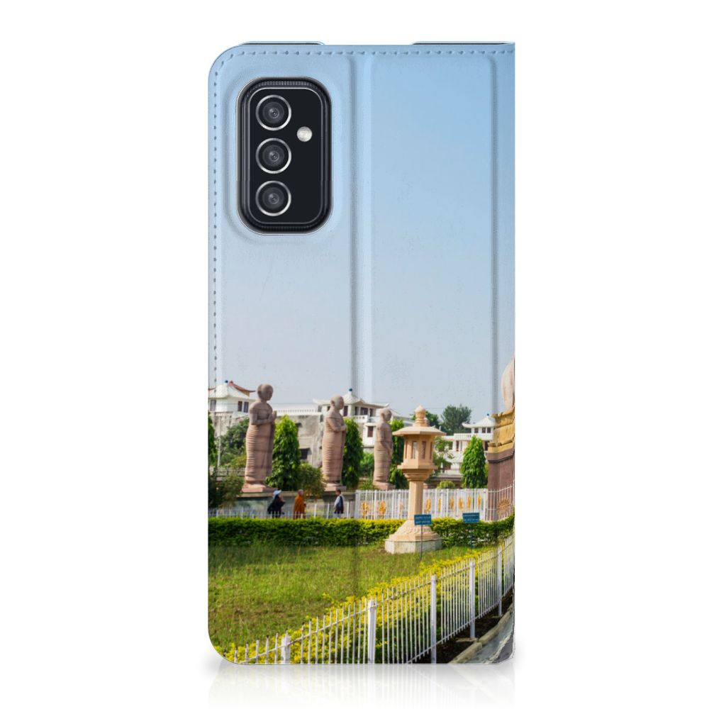 Samsung Galaxy M52 Book Cover Boeddha - B2C Telecom