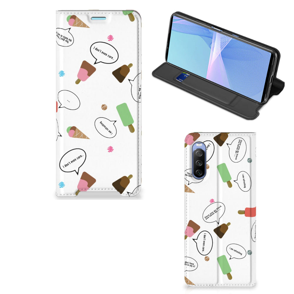 Sony Xperia 10 III Flip Style Cover IJsjes