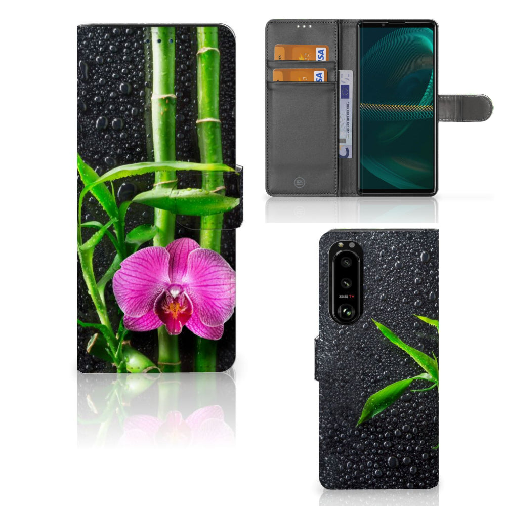 Sony Xperia 5III Hoesje Orchidee