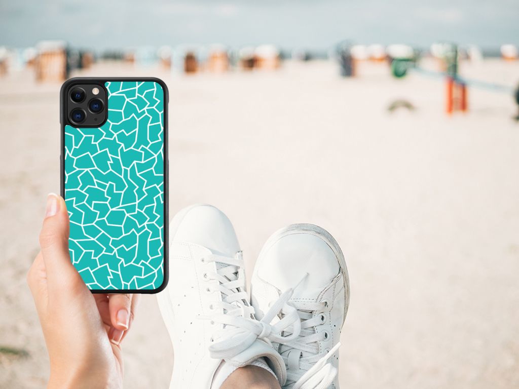 Apple iPhone 11 Pro Max Case Cracks Blue B2C Telecom