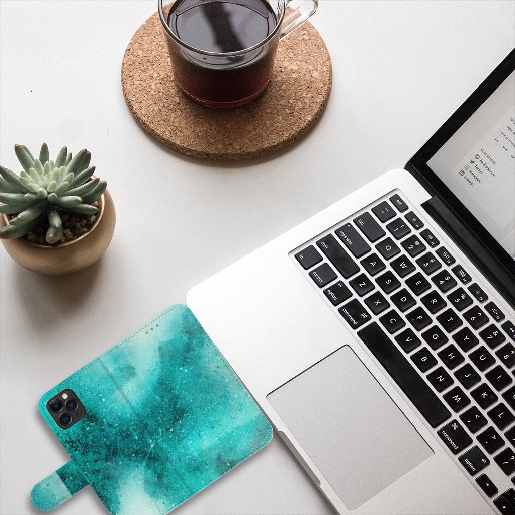 Hoesje Apple iPhone 11 Pro Painting Blue