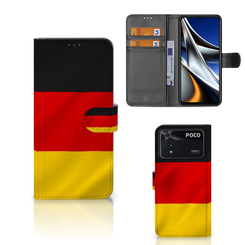 Xiaomi Poco X4 Pro 5G Bookstyle Case Duitsland