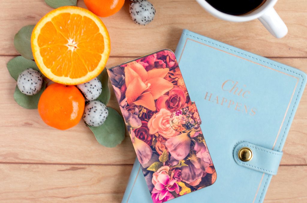 Motorola Edge 20 Lite Hoesje Bosje Bloemen
