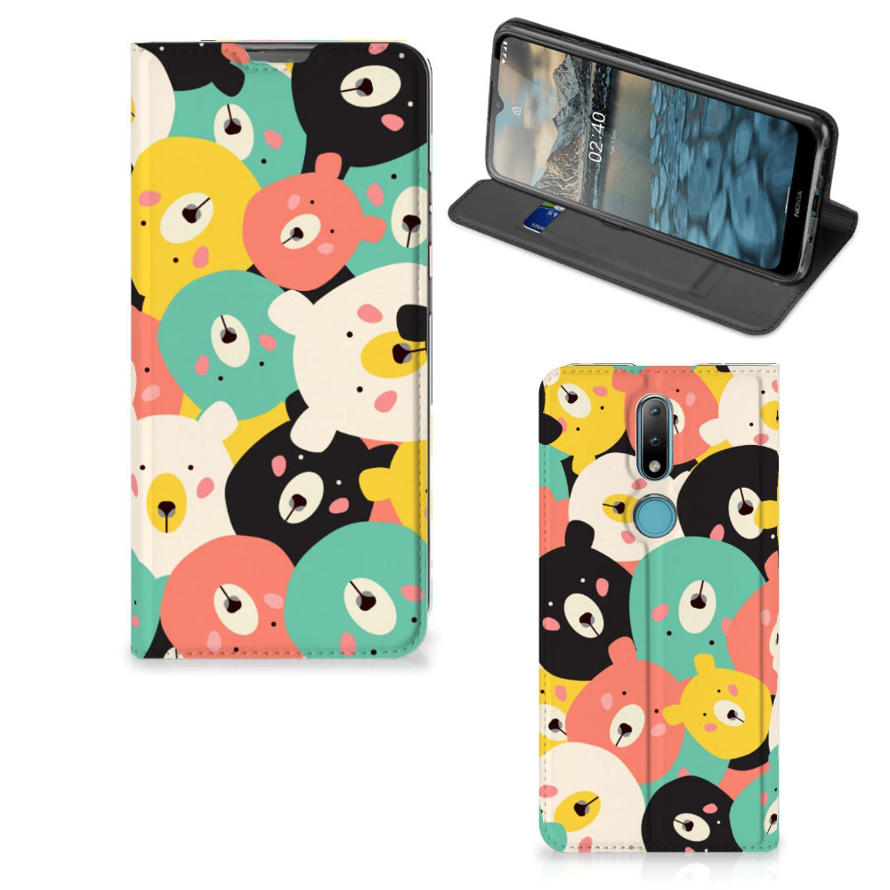 Nokia 2.4 Magnet Case Bears