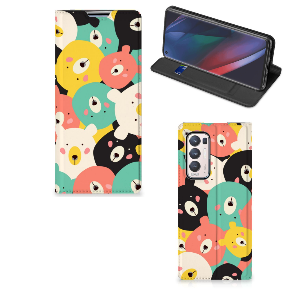 OPPO Find X3 Neo Magnet Case Bears - B2C Telecom