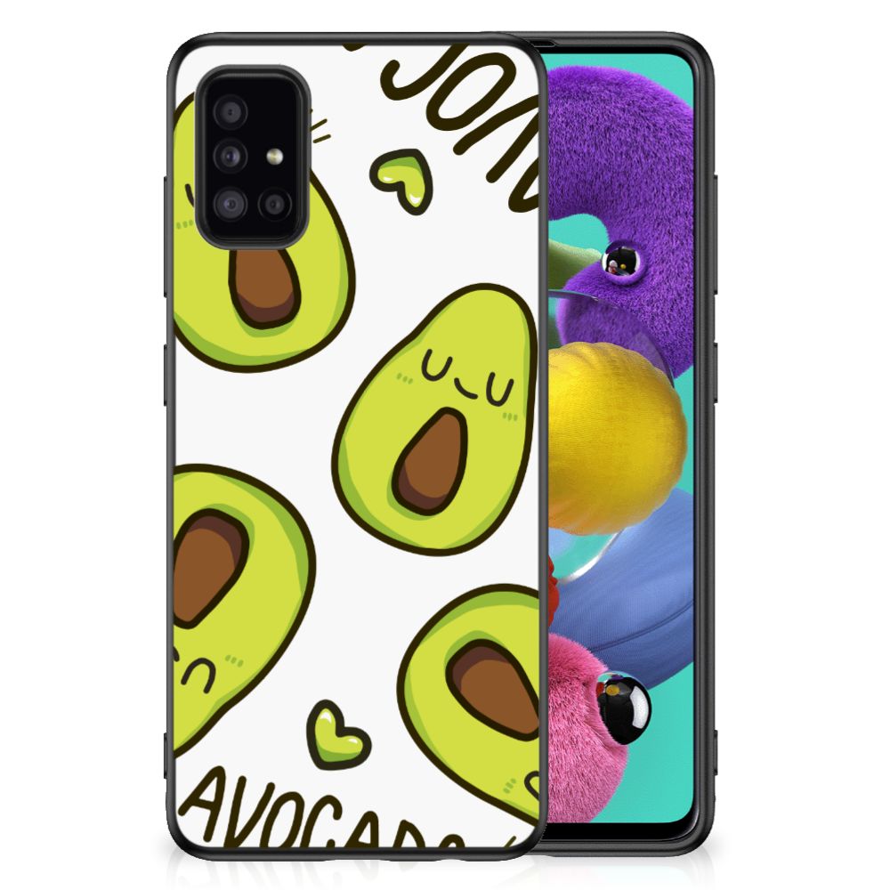 Samsung Galaxy A51 Bumper Hoesje Avocado Singing