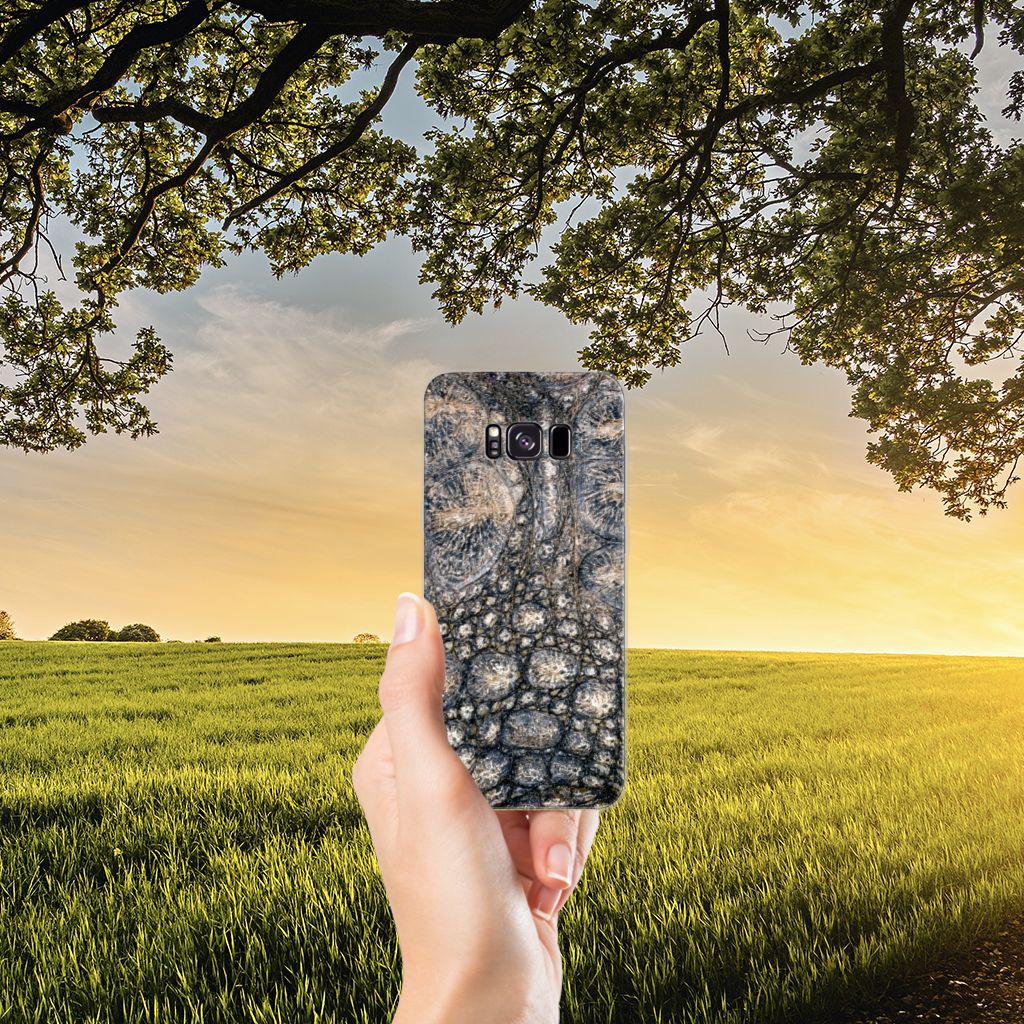 Samsung Galaxy S8 Plus TPU Hoesje Krokodillenprint