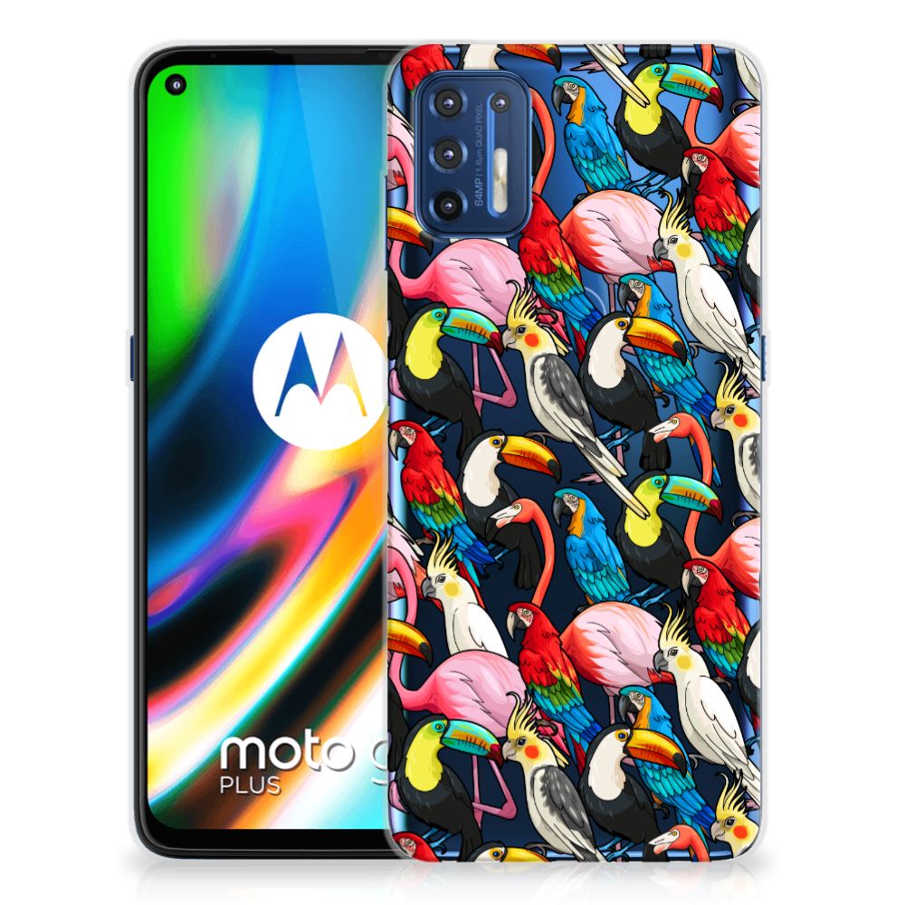 Motorola Moto G9 Plus TPU Hoesje Birds