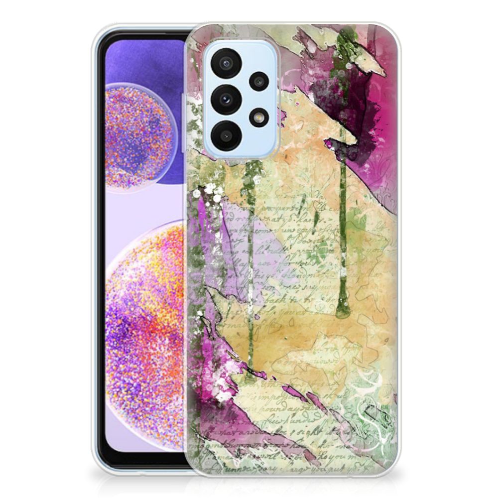 Hoesje maken Samsung Galaxy A23 Letter Painting B2C Telecom