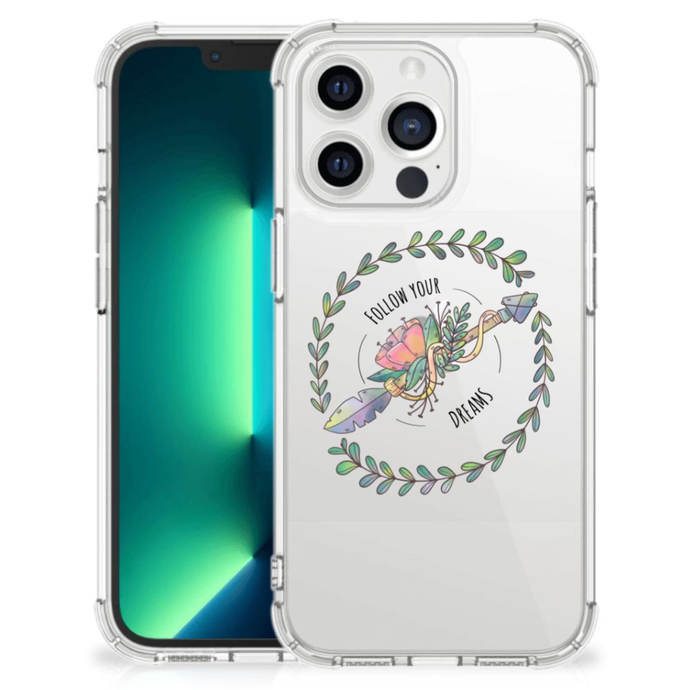 iPhone 13 Pro Max Stevig Bumper Hoesje Boho Dreams - B2C Telecom