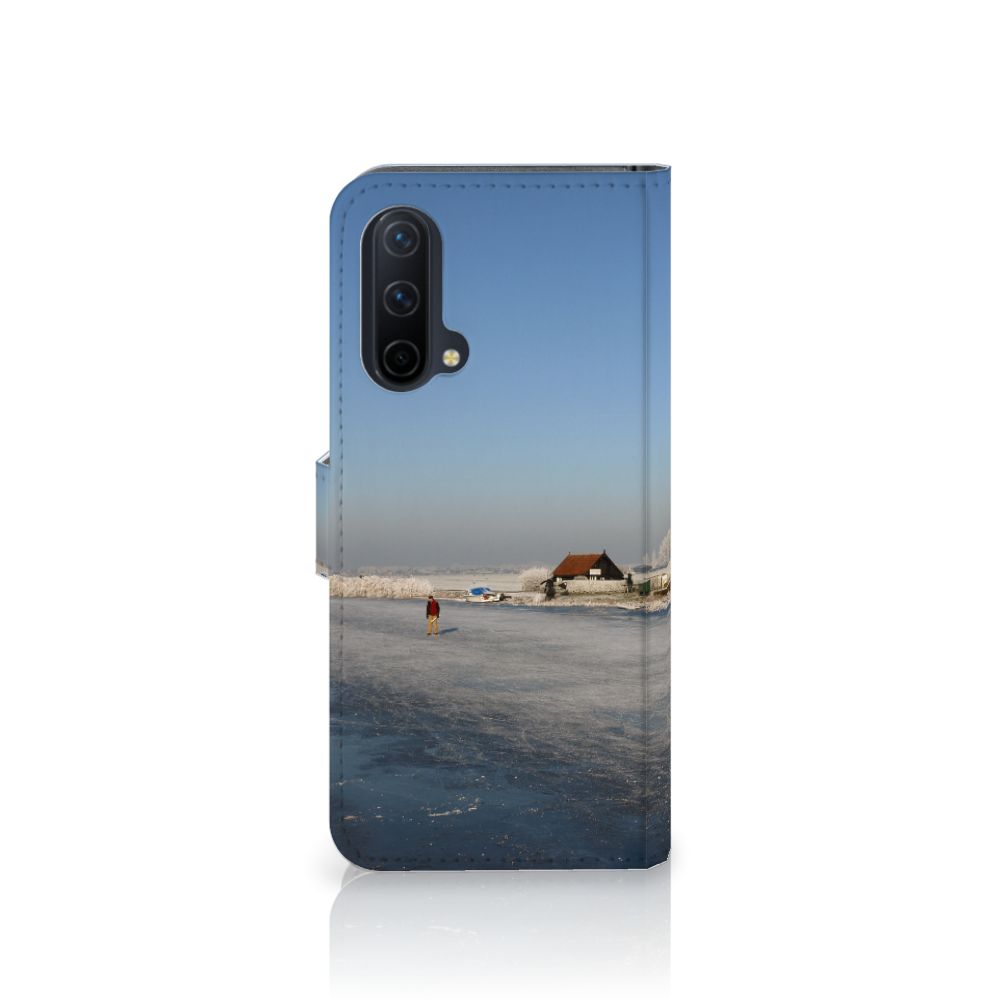 OnePlus Nord CE 5G Flip Cover Schaatsers