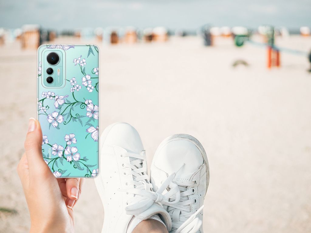 Xiaomi 12 Lite Uniek TPU Case Blossom White B2C Telecom