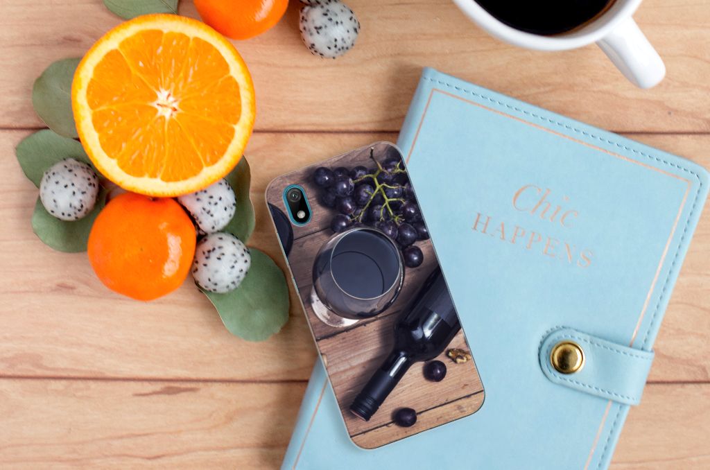 Huawei Y5 (2019) Siliconen Case Wijn