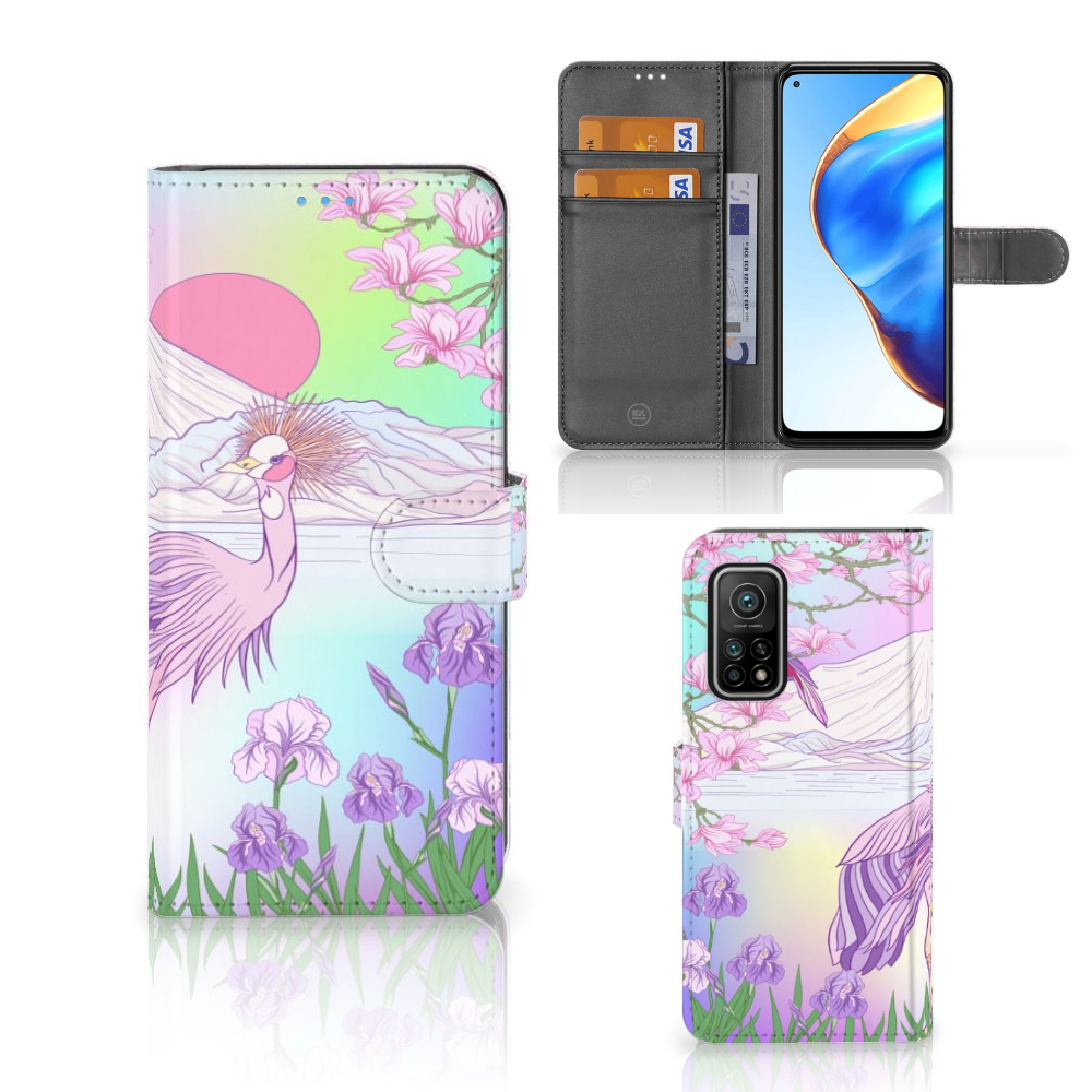 Xiaomi Mi 10T Pro | Mi 10T Telefoonhoesje met Pasjes Bird