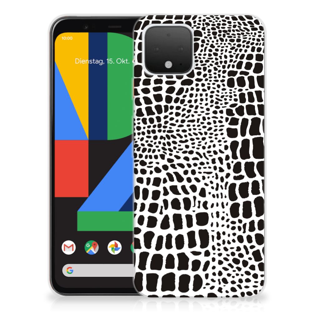 Google Pixel 4 TPU Hoesje Slangenprint