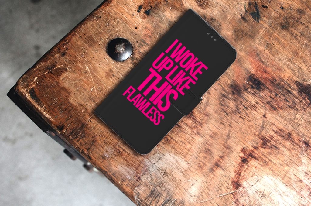 Samsung Galaxy S21 Plus Hoesje met naam Woke Up - Origineel Cadeau Zelf Maken