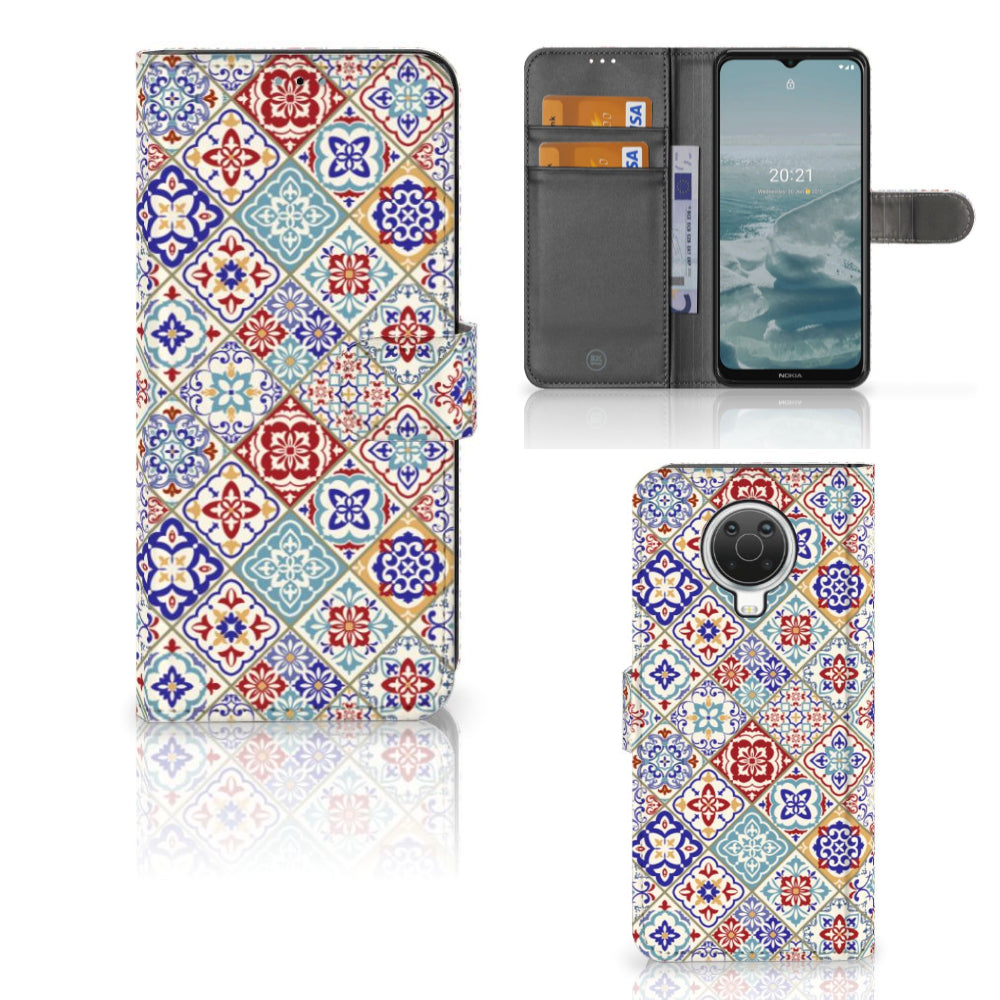 Nokia G10 | G20 Bookcase Tiles Color