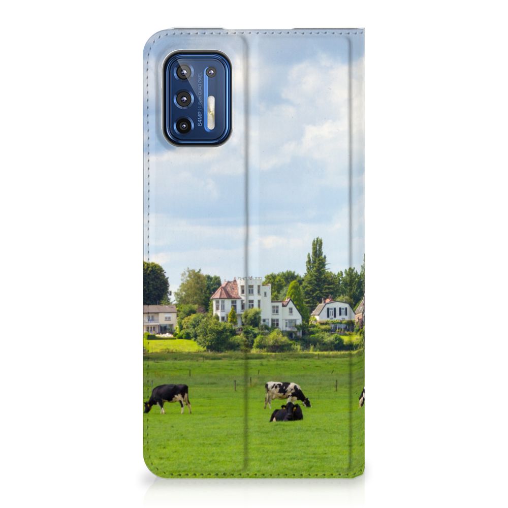 Motorola Moto G9 Plus Hoesje maken Koeien - B2C Telecom