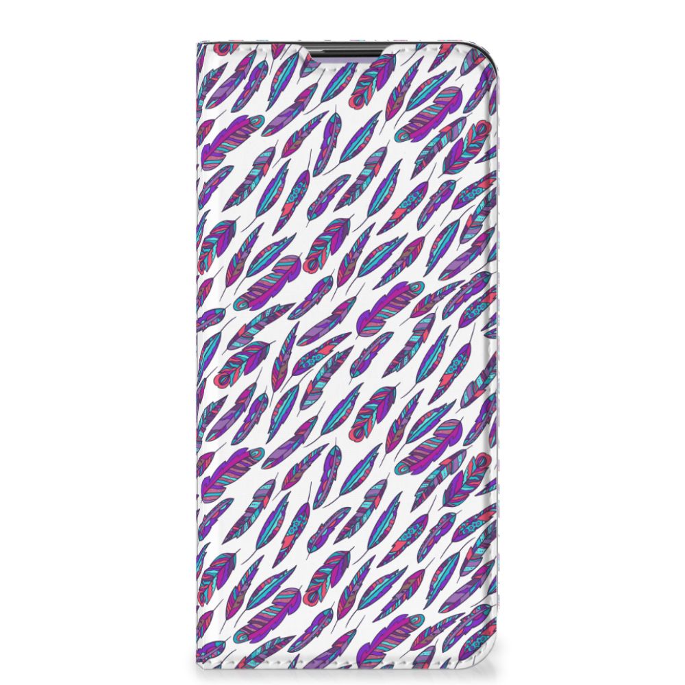 OnePlus Nord CE 5G Hoesje met Magneet Feathers Color - B2C Telecom