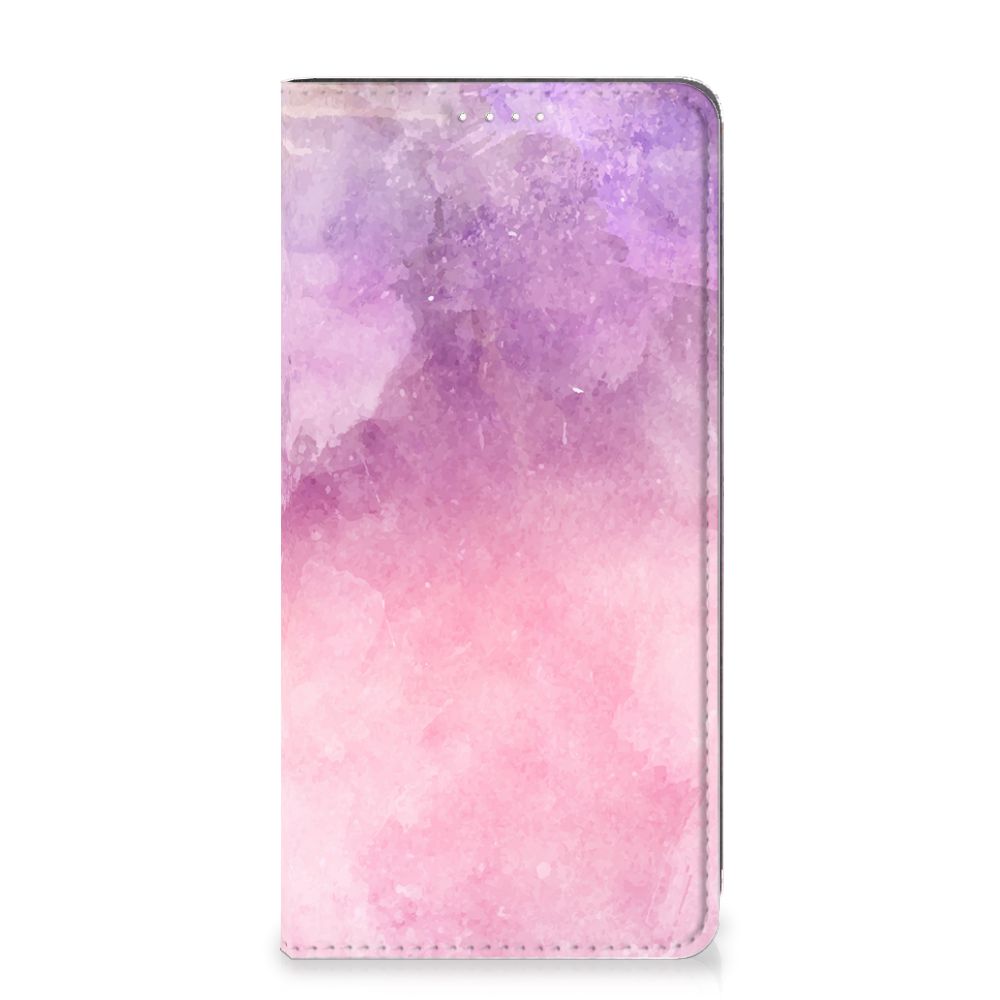 Bookcase Samsung Galaxy S23 Pink Purple Paint