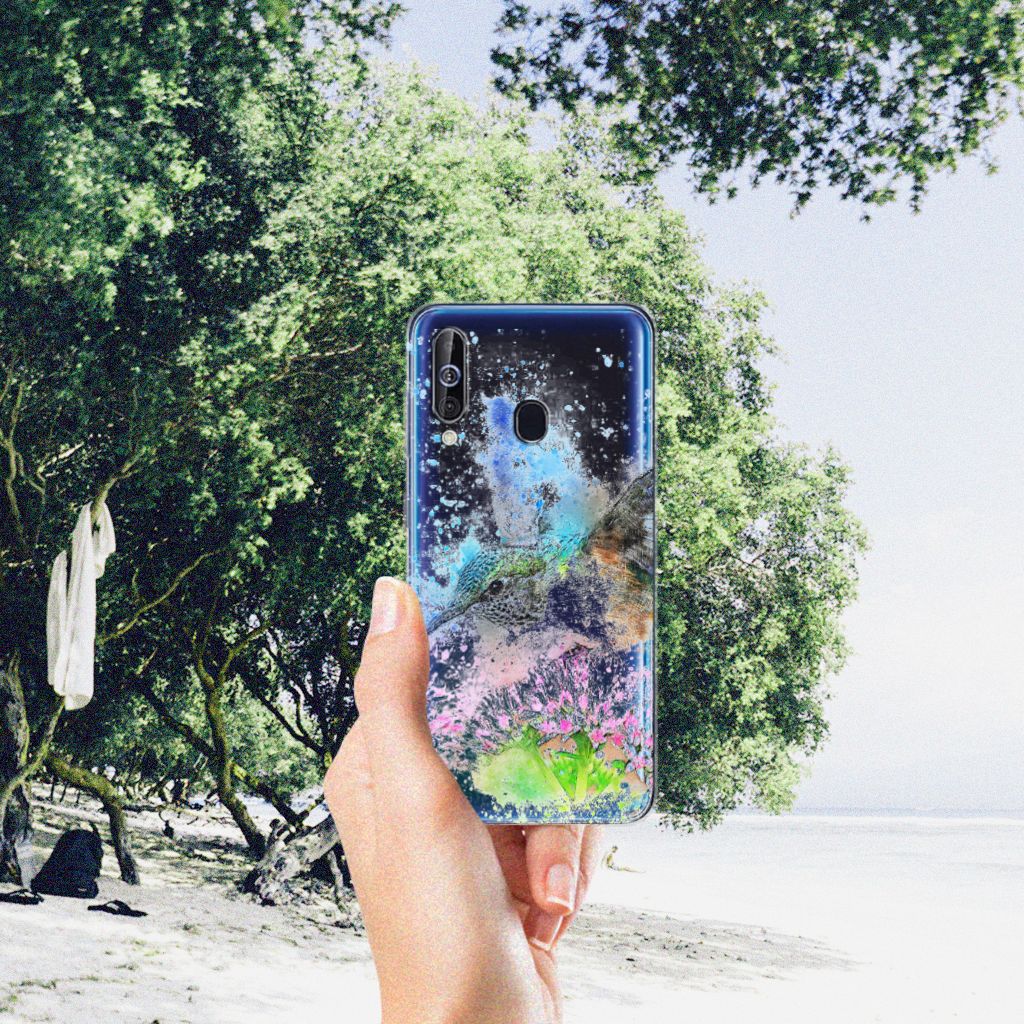 Hoesje maken Samsung Galaxy A60 Vogel