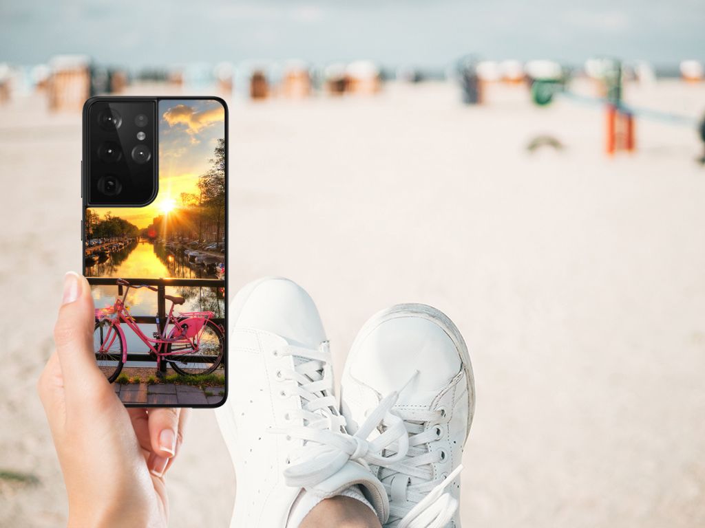 Samsung Galaxy S21 Ultra TPU Backcover Amsterdamse Grachten B2C Telecom