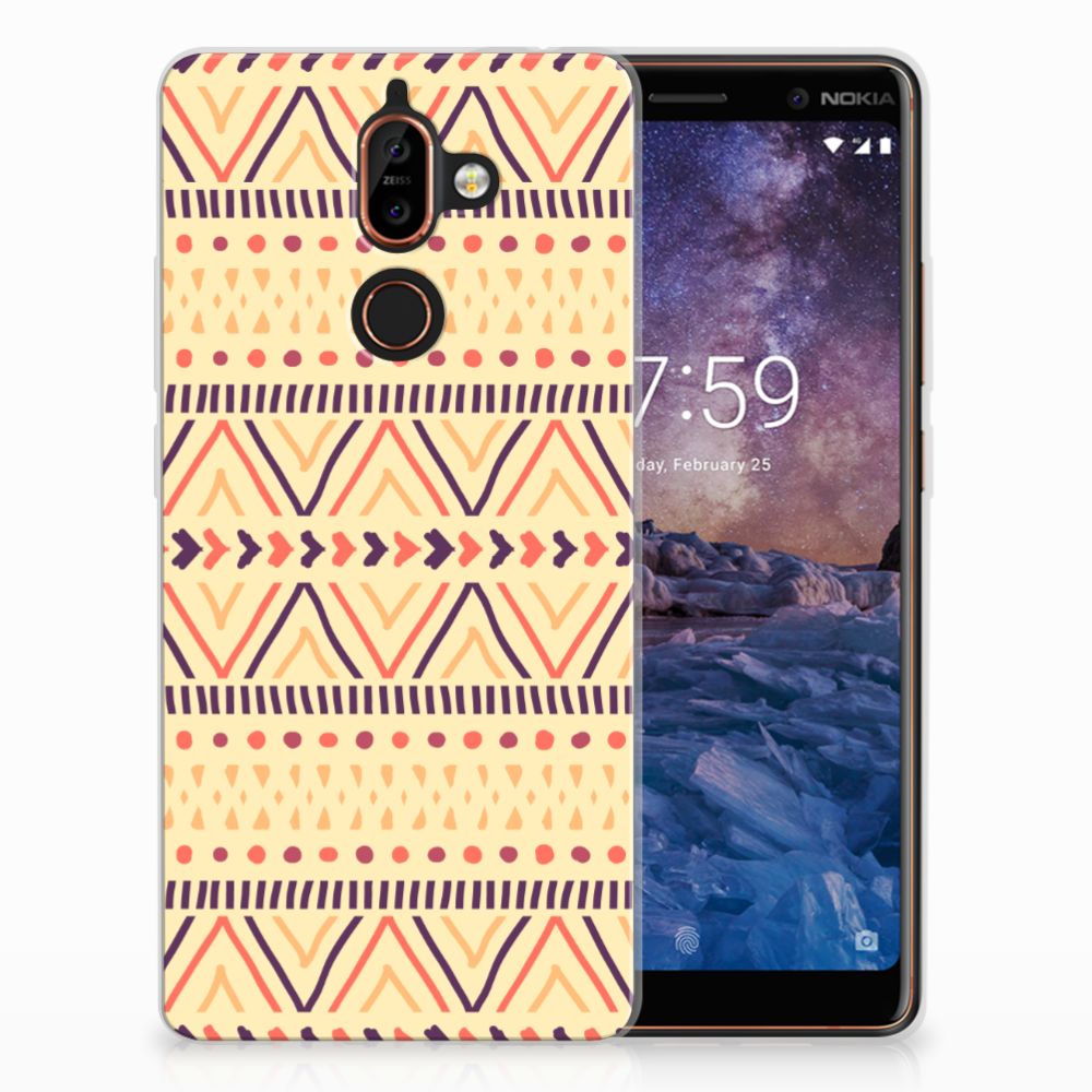 Nokia 7 Plus TPU bumper Aztec Yellow