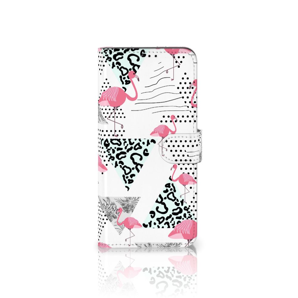 Sony Xperia 1 III Telefoonhoesje met Pasjes Flamingo Triangle