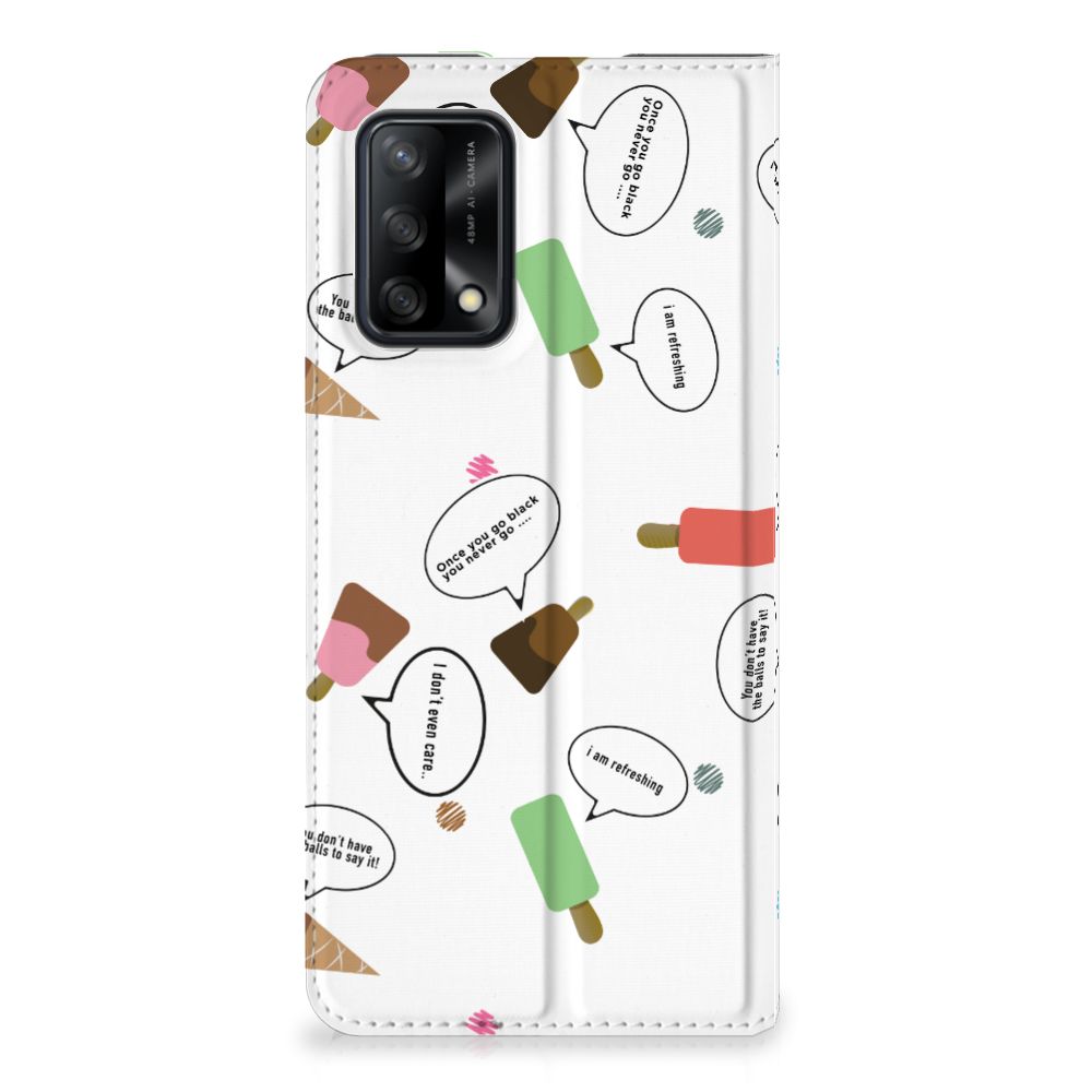 OPPO A74 4G Flip Style Cover IJsjes - B2C Telecom