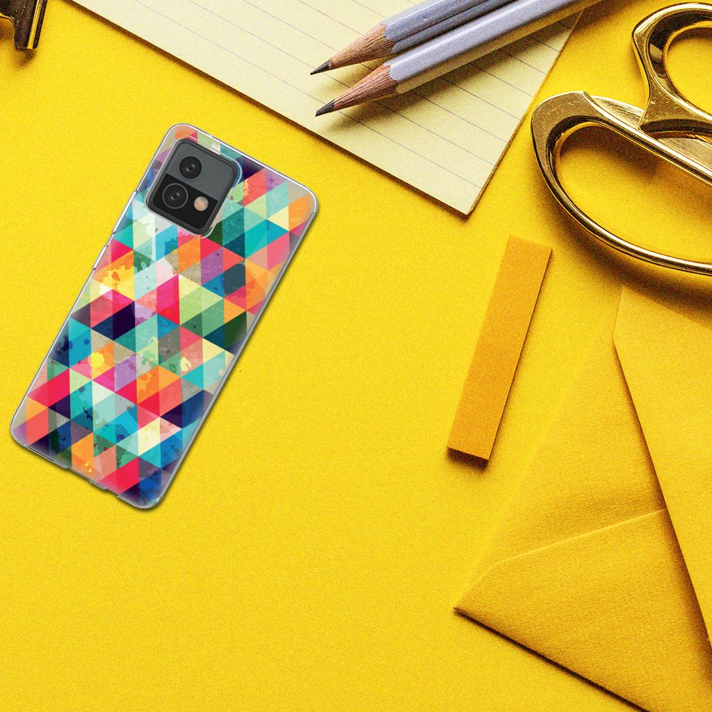 Motorola Moto G72 TPU bumper Geruit B2C Telecom