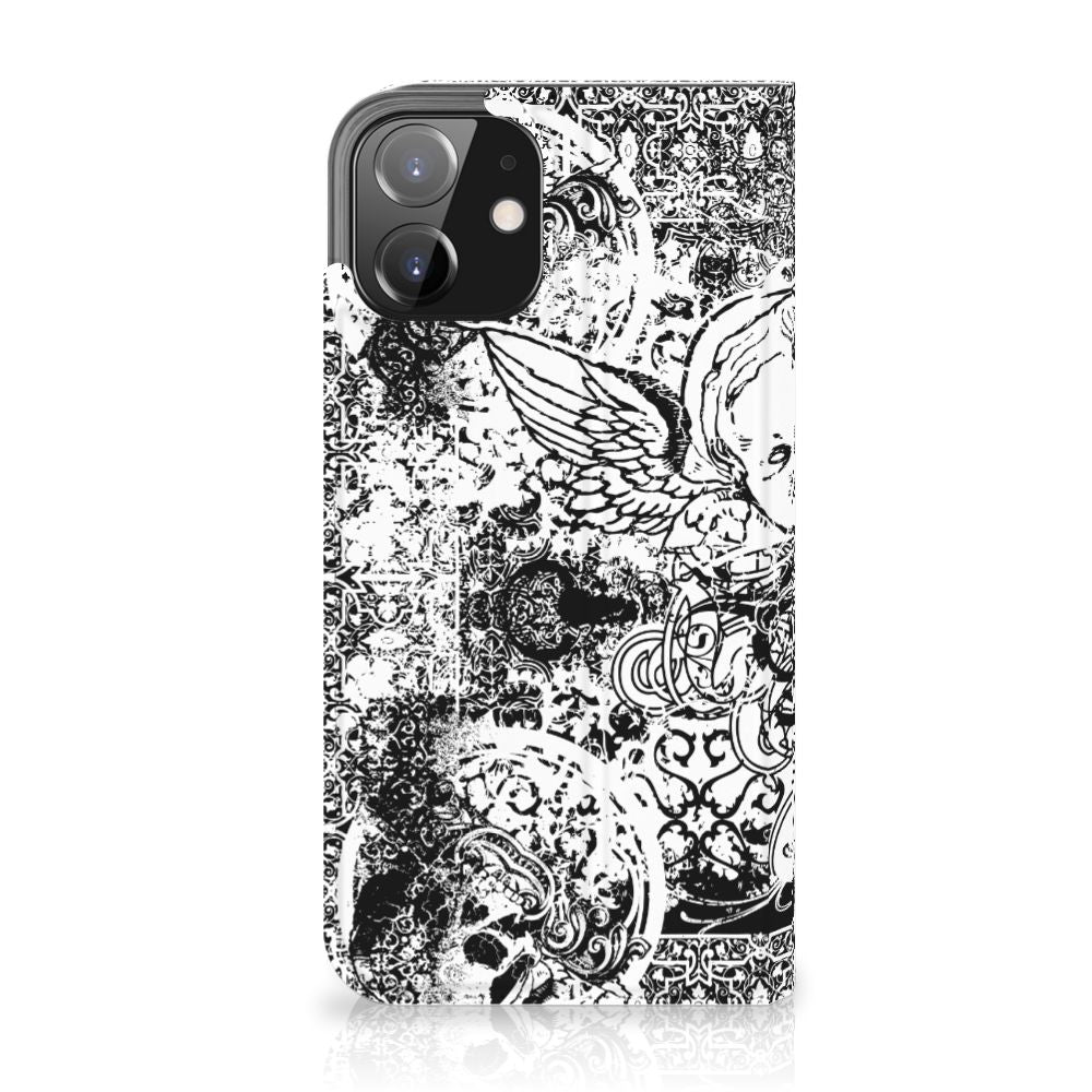 Mobiel BookCase iPhone 12 | iPhone 12 Pro Skulls Angel - B2C Telecom