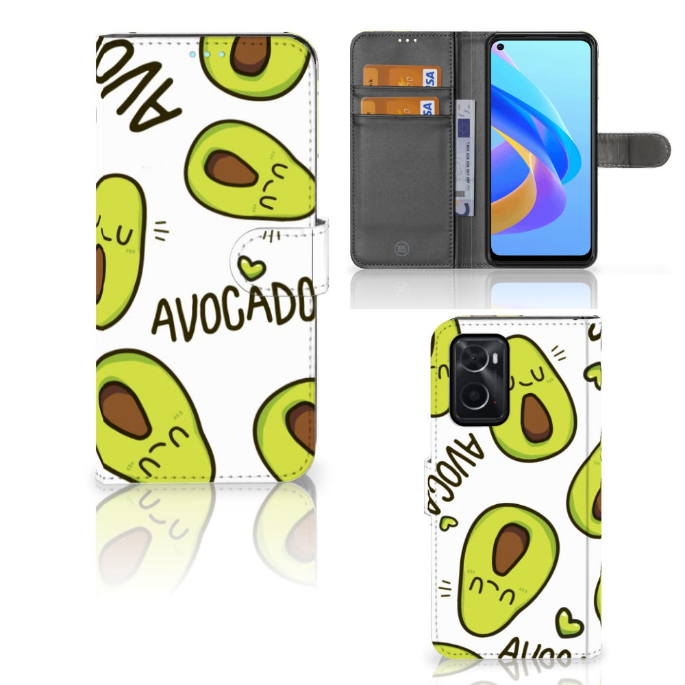 OPPO A76 | A96 Leuk Hoesje Avocado Singing