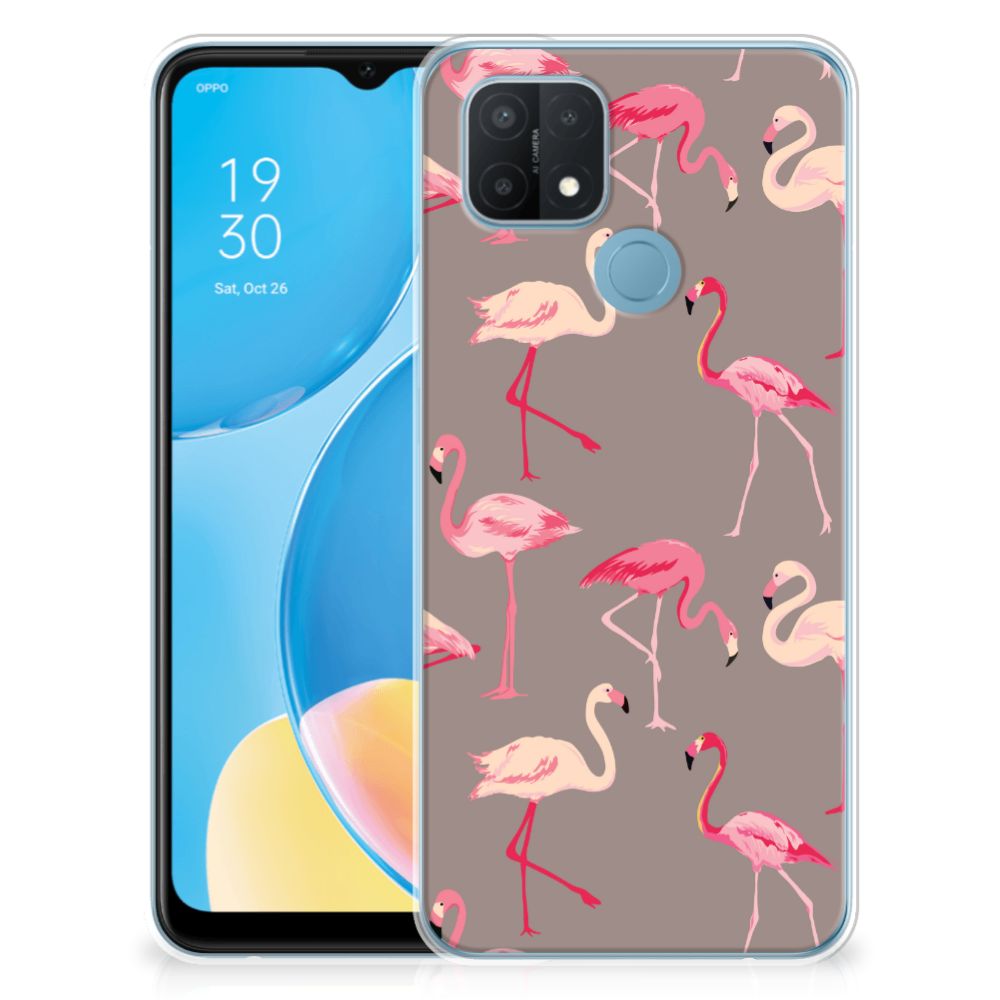 OPPO A15 TPU Hoesje Flamingo B2C Telecom
