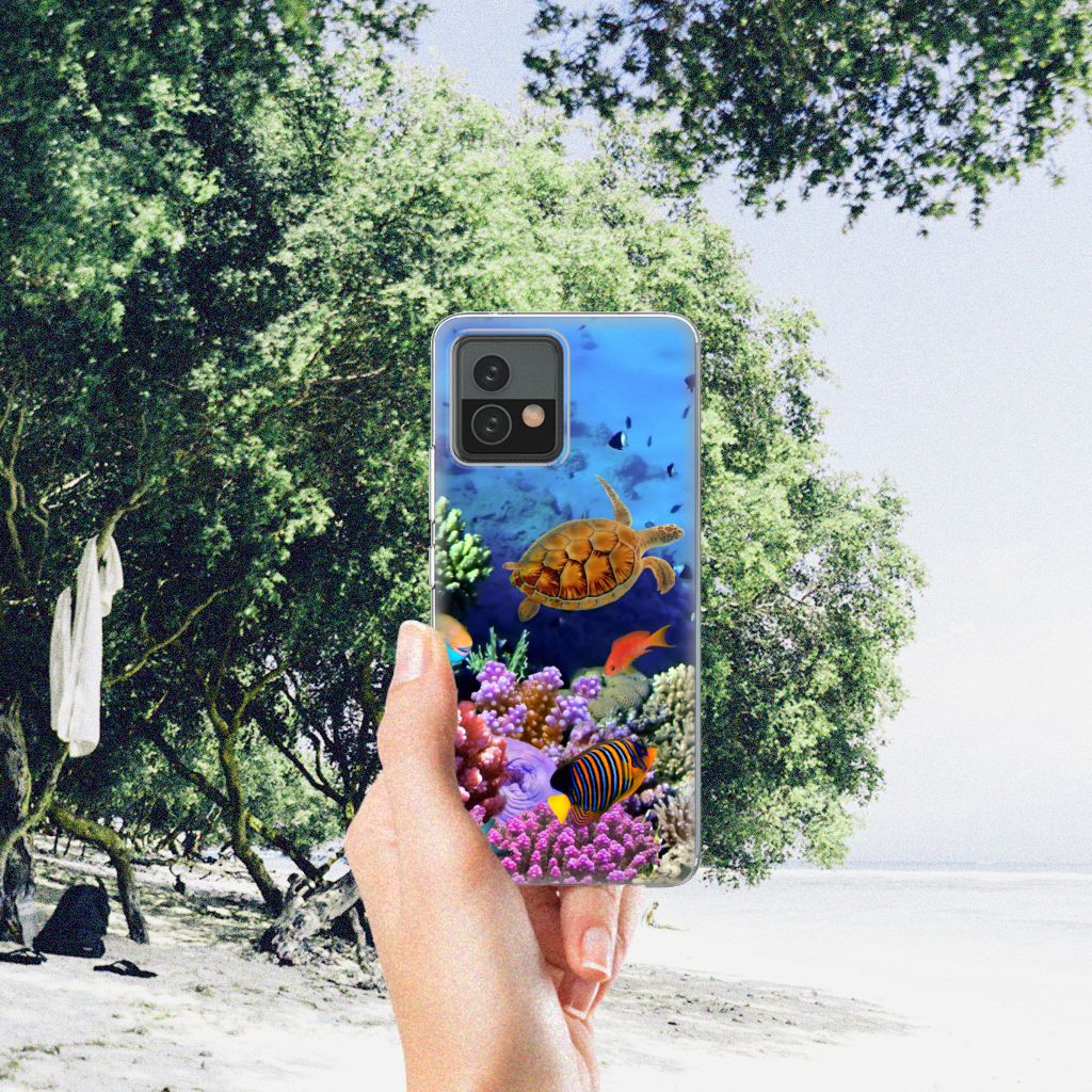 Motorola Moto G72 TPU Hoesje Vissen B2C Telecom