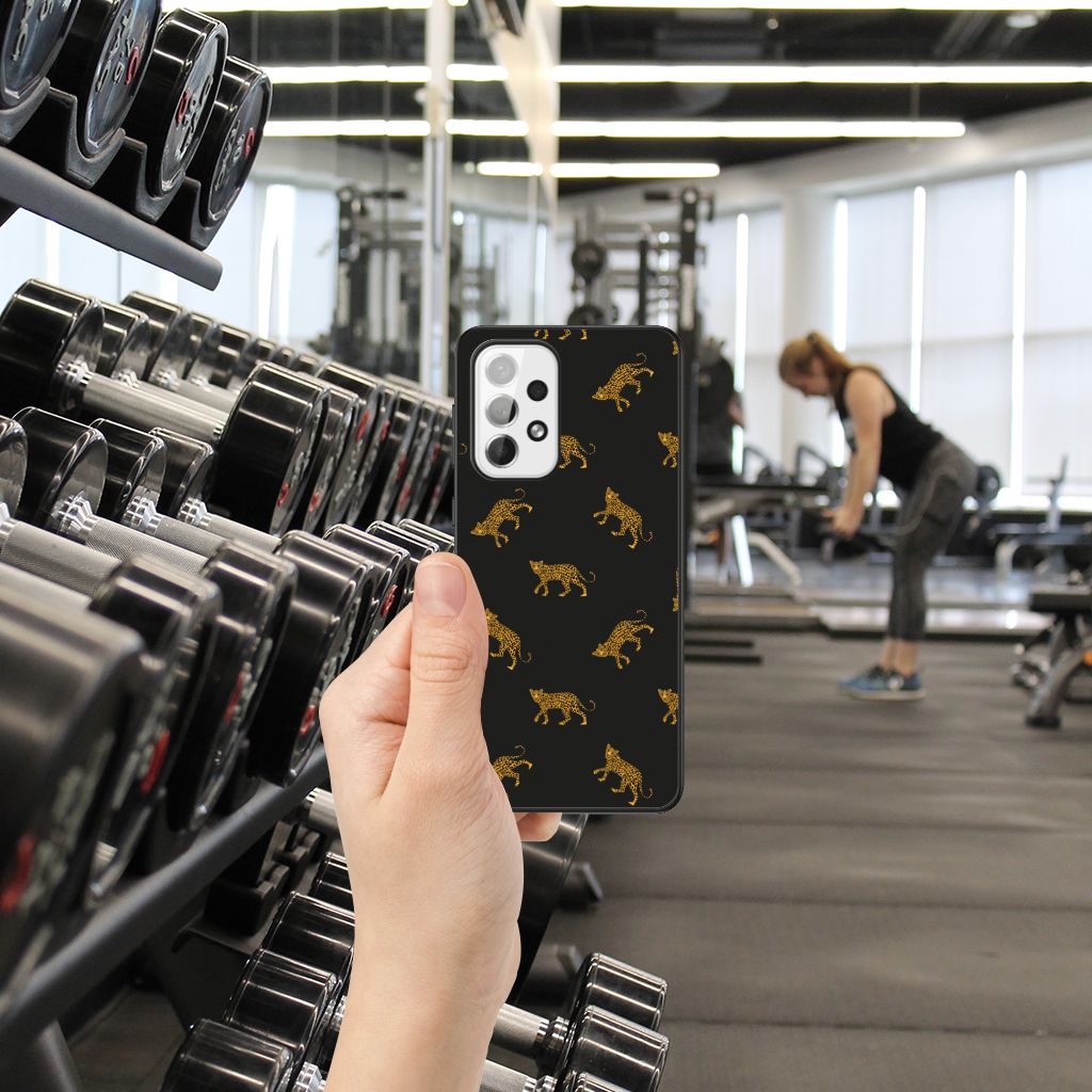 Dierenprint Telefoonhoesje voor Samsung Galaxy A73 Leopards B2C Telecom