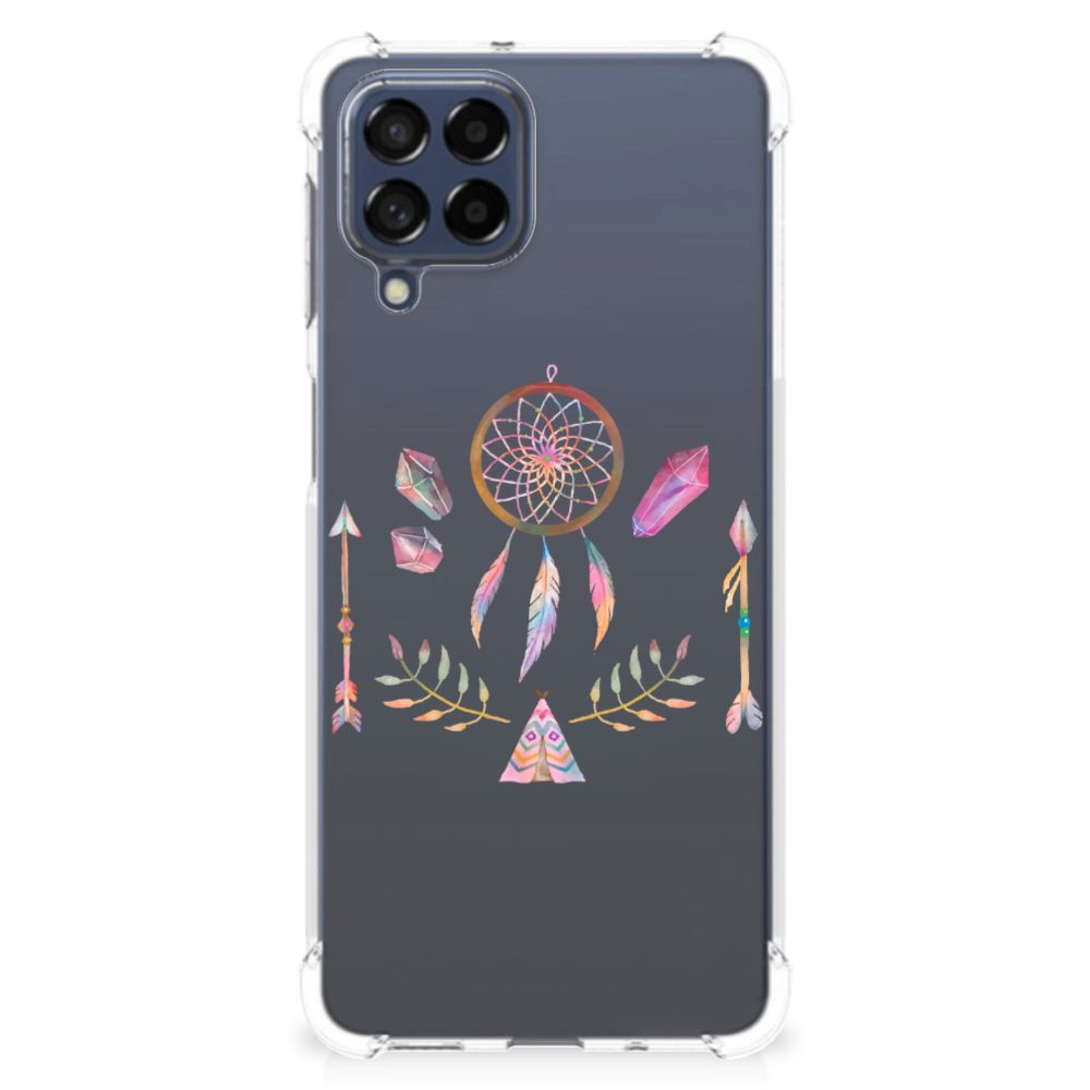 Samsung Galaxy M53 Stevig Bumper Hoesje Boho Dreamcatcher B2C Telecom