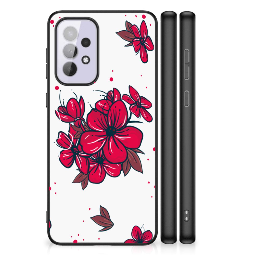 Samsung Galaxy A33 5G Bloemen Hoesje Blossom Red B2C Telecom