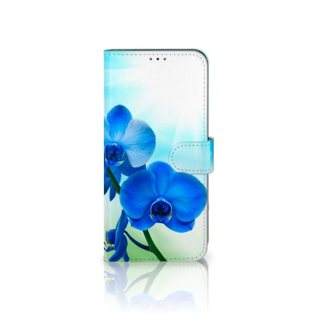Samsung Galaxy A03s Hoesje Orchidee Blauw - Cadeau voor je Moeder