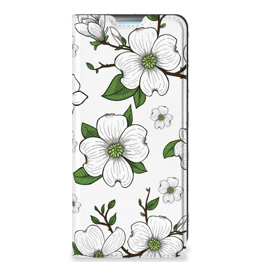 OPPO A74 4G Smart Cover Dogwood Flowers - B2C Telecom